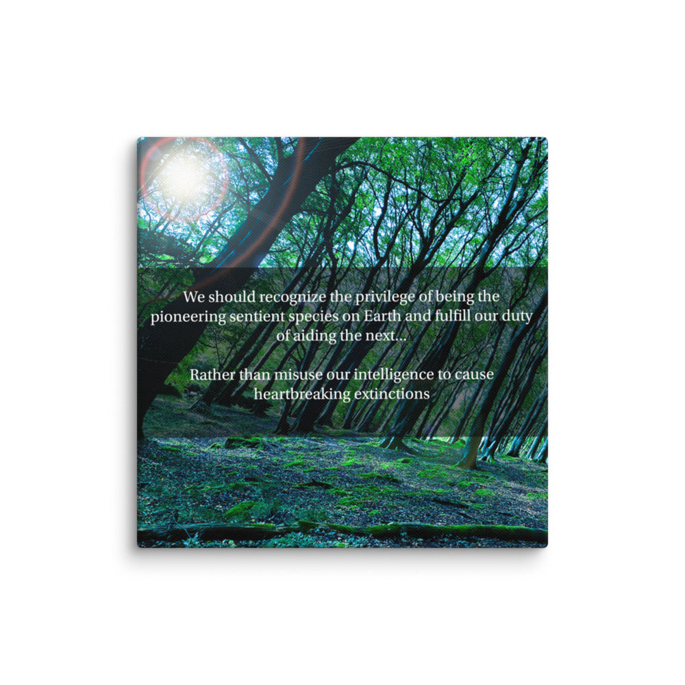 Recognize 1 THR33 RINGS canvas wall art — wall display view